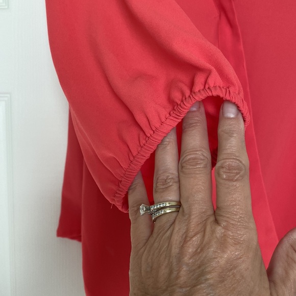 Coral Soho Top with Side Tie - Picture 4 of 5